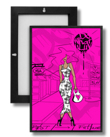mini artwork pink