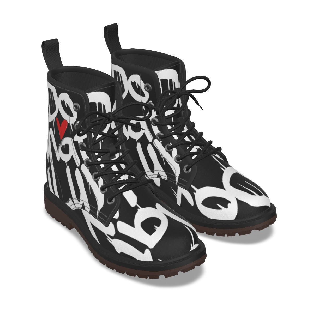 Men\'s Lugz Black | White Distressed Hand-Painted Boots NWT The Lugz Drifter Ripstop Boot Rugged \\ Timeless  main image 4