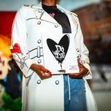 DWUL One-of-One Hand-Painted Trench Coat