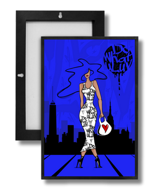 Ms NeverSleep – 8x12 Framed Art Print – Visuals By Jess