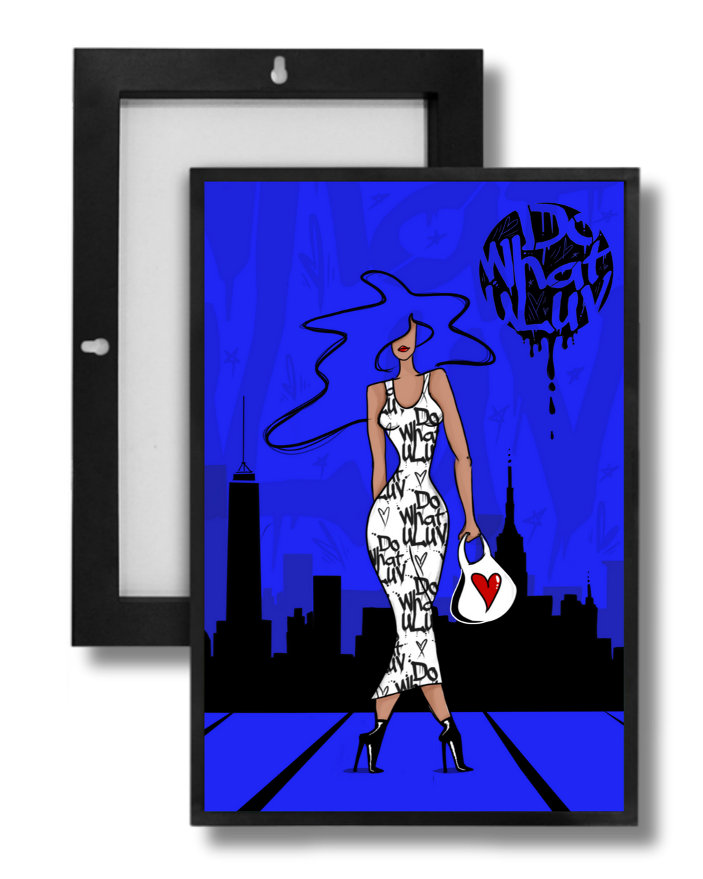 Ms NeverSleep – 8x12 Framed Art Print – Visuals By Jess