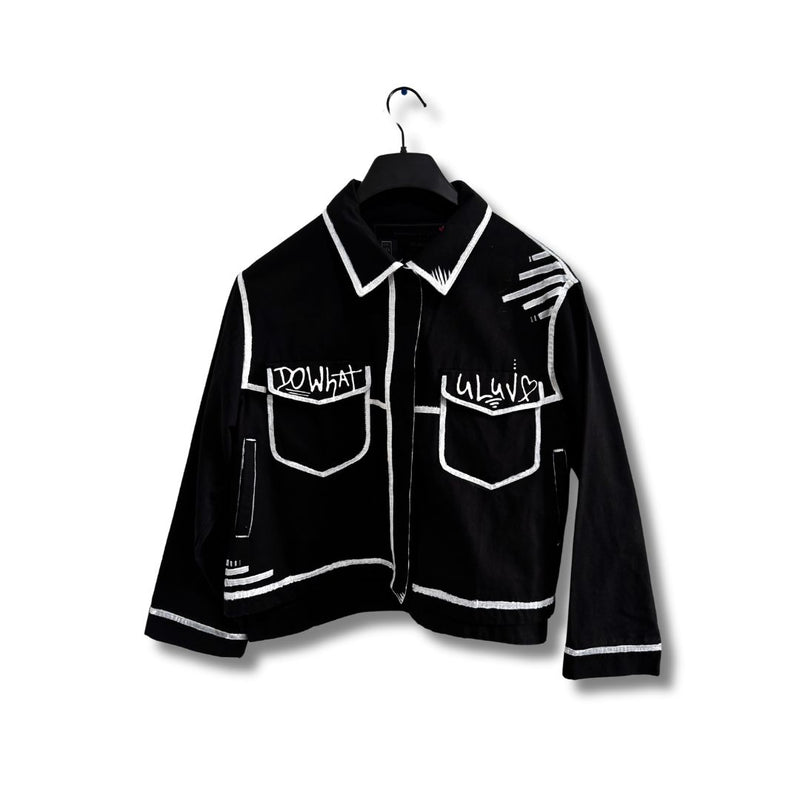 Dwul make ur Heart Fly Jean Jacket