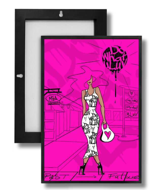 mini artwork pink