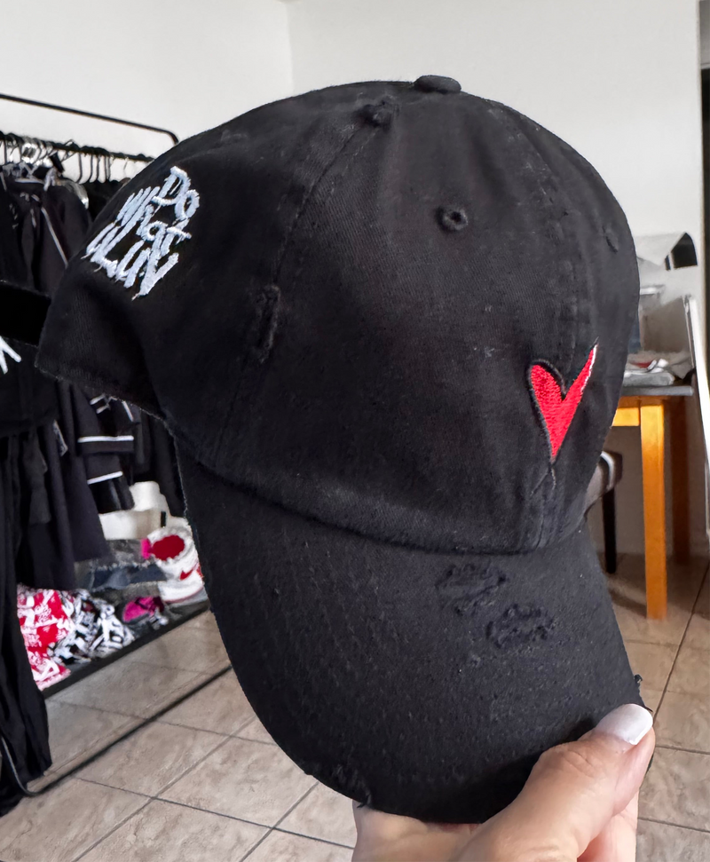 DWUL Heart Black Jean Hat