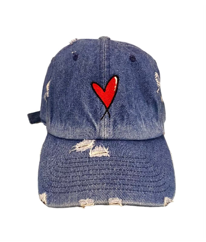 DWUL Heart Jean Hat