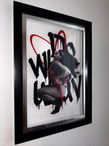 Open Heart Acrylic Glass Piece
