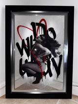 Open Heart Acrylic Glass Piece