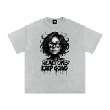 Real Ones Unisex Snow Washed Cotton T-Shirt