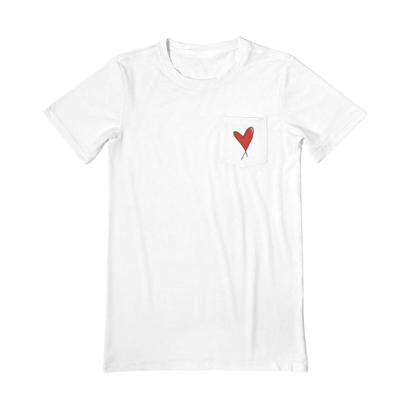 DWUL Heart Unisex Pocket T-Shirt
