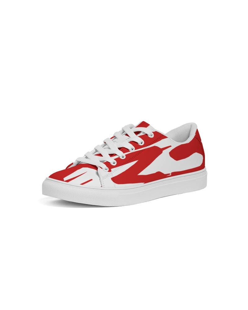DWUL Red Hand Painted Women's Faux-Leather Kicks